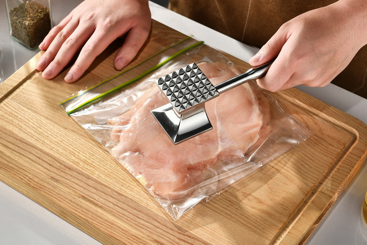 Gerior solid stainless steel chicken tenderizer
