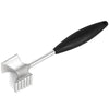 Cast Stainless Steel Meat Tenderizer - Heavy-Duty Dishwasher Safe Hammer Mallet Tool &amp; Chicken Pounder