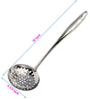 Stainless Steel Skimmer - Large Slotted Spoon for Cooking, Frying, Straining